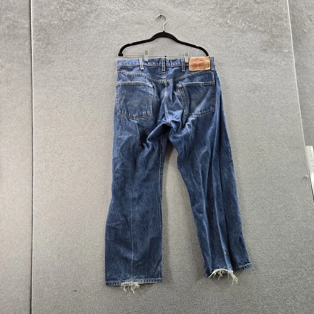 Levi's 501 Men Jeans 38X30 Blue Y2K Denim Original Fit Straight Button Fly READ